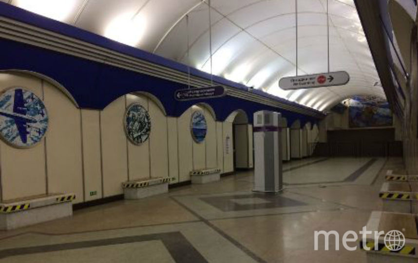 На фиолетовой линии метро Петербурга начали устанавливать оборудование для Wi-Fi