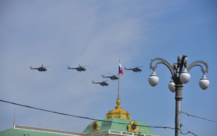 Пролёт авиации на параде 9 мая в Москве (архивное фото). Фото Василий Кузьмичёнок