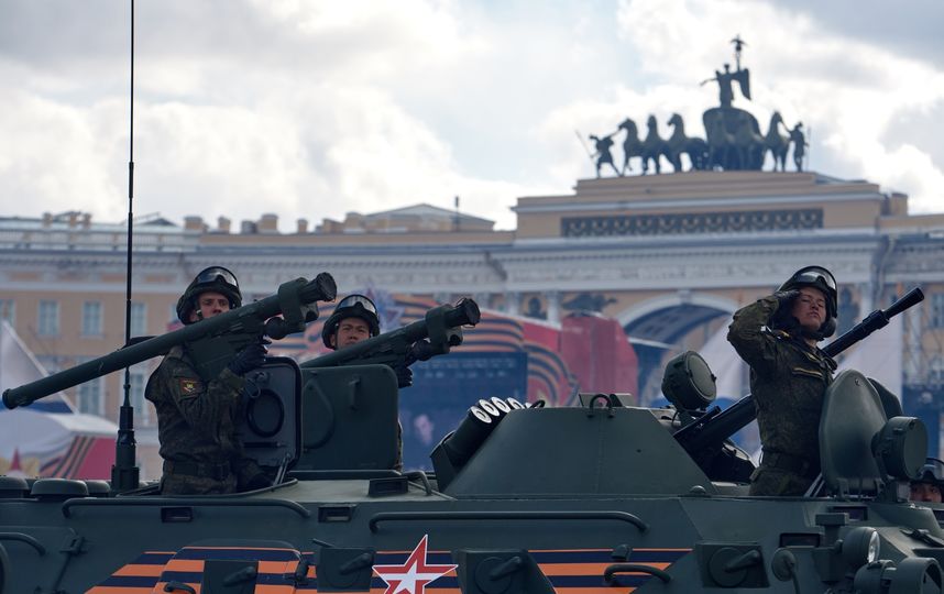 Военная техника на Параде Победы в Петербурге - 2017. 