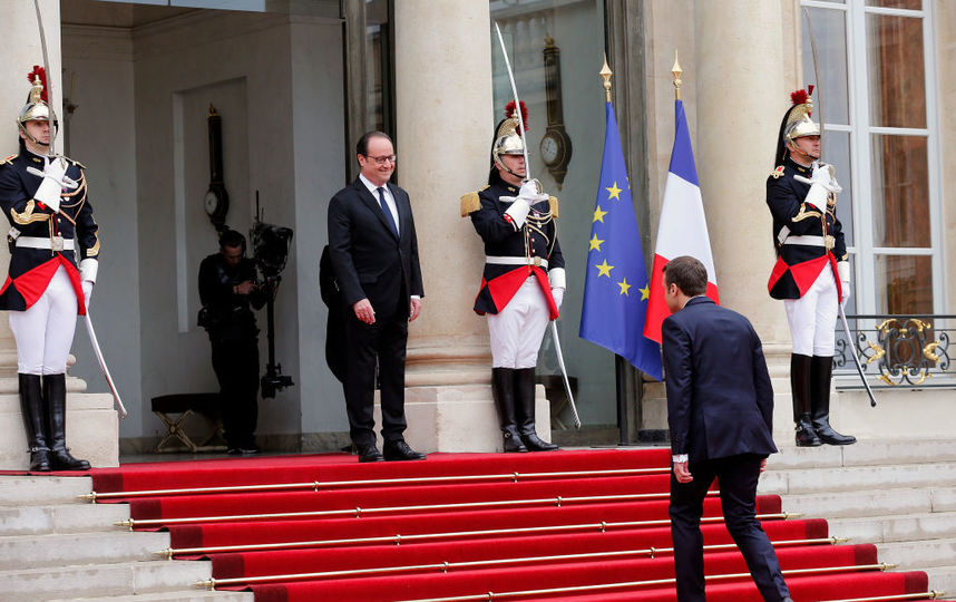 Макрон официально вступил в должность президента Франции. Фото Getty