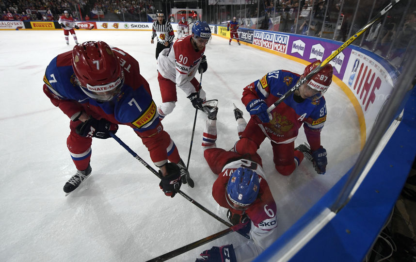 Матч Россия-Чехия. Фото AFP