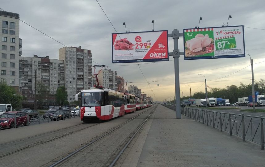 В петербургском трамвае умер человек. Фото «ДТП и ЧП | Санкт-Петербург», vk.com