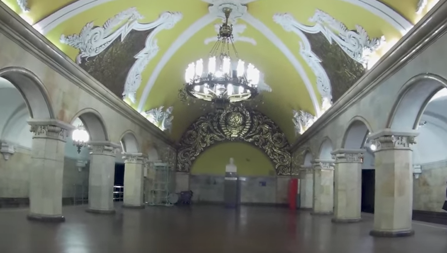 Станция "Комсомольская". Фото Скриншот Youtube