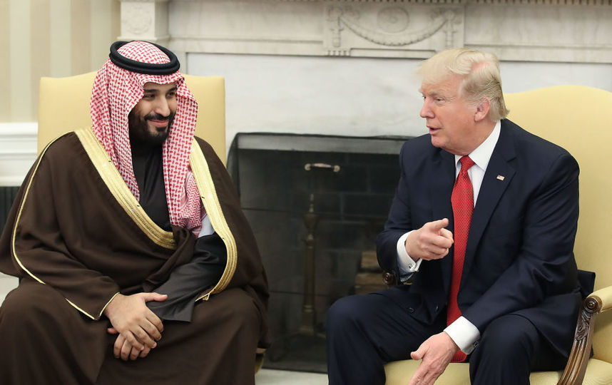 Мухаммед бен Сальман и Дональд Трамп. Фото Getty