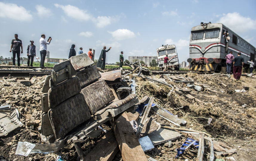 Фото с места аварии. Фото AFP