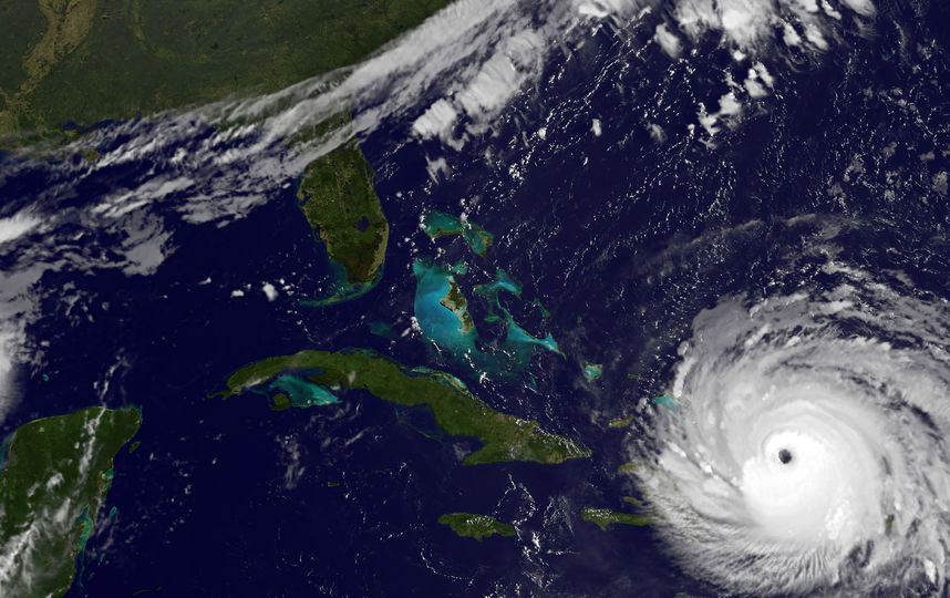 Ураган "Ирма" из космоса. Фото AFP