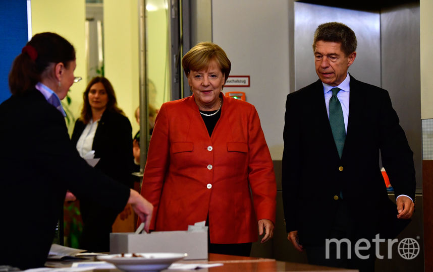 Меркель, Шульц и Штайнмайер проголосовали на выборах в бундестаг