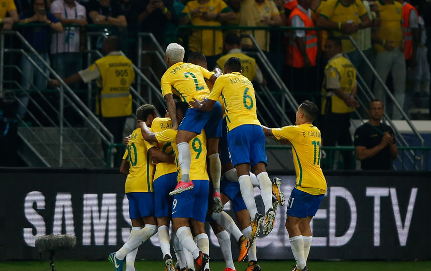 Сборная Бразилии по футболу. Фото Getty