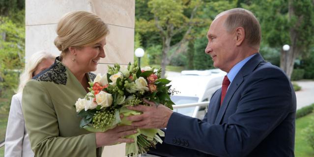 Встреча президентов России и Хорватии в Сочи. Встреча президентов России и Хорватии в Сочи.