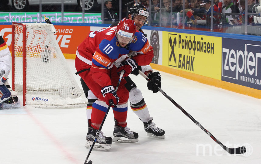 Хоккеисты сборной Российской Федерации тренируются без изменений в звеньях перед игрой с финнами