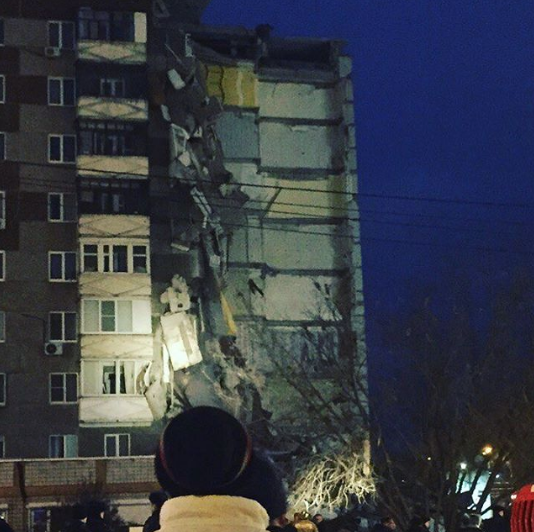 Обрушение дома в Ижевске. Фото Instagram/yurkin333