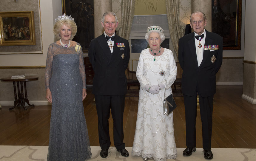 Камилла, принц Чарльз, Елизавета II и принц Филипп. Фото Getty
