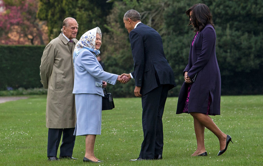 Принц Филипп, королева Елизавета II, Барак и Мишель Обама. Фото Getty