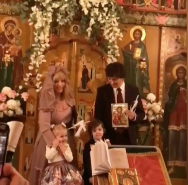 Церемония венчания Аллы Пугачёвой и Максима Галкина. Фото www.instagram.com/maxgalkinru