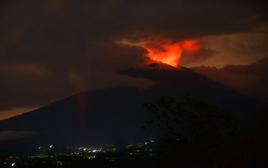 Вулкан Агунг. Фото AFP