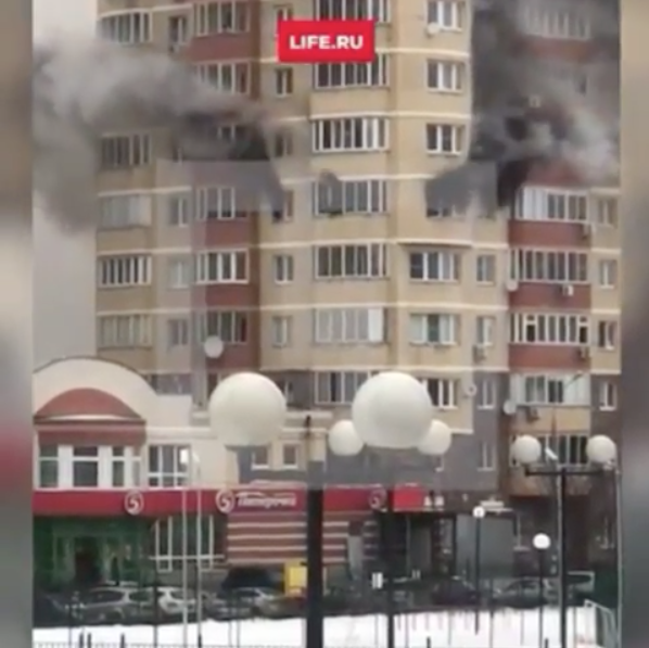 Страшный пожар в подмосковном Красногорске сняли на видео. Фото instagram.com/pr.start/