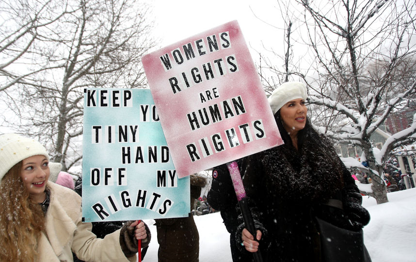 Участницы Женского Марша в США. Фото Getty