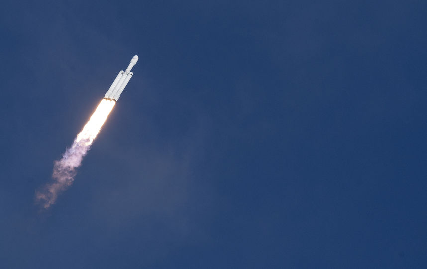 Запуск Falcon Heavy. Фото AFP