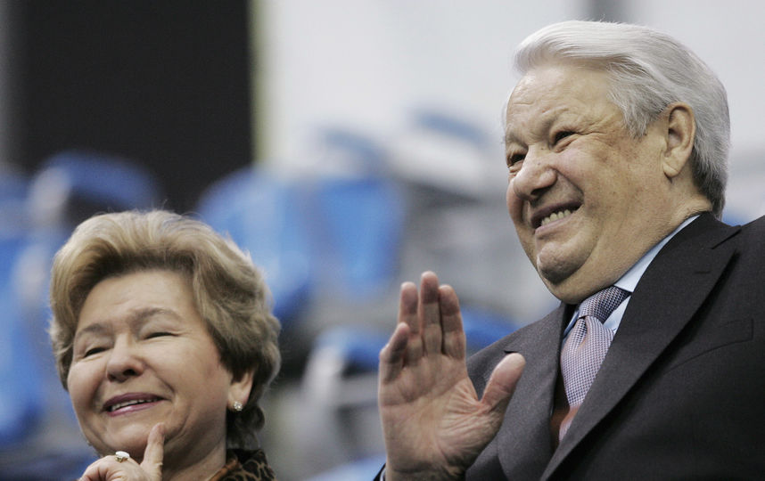 Борис Ельцин с женой Наиной. Фото Getty