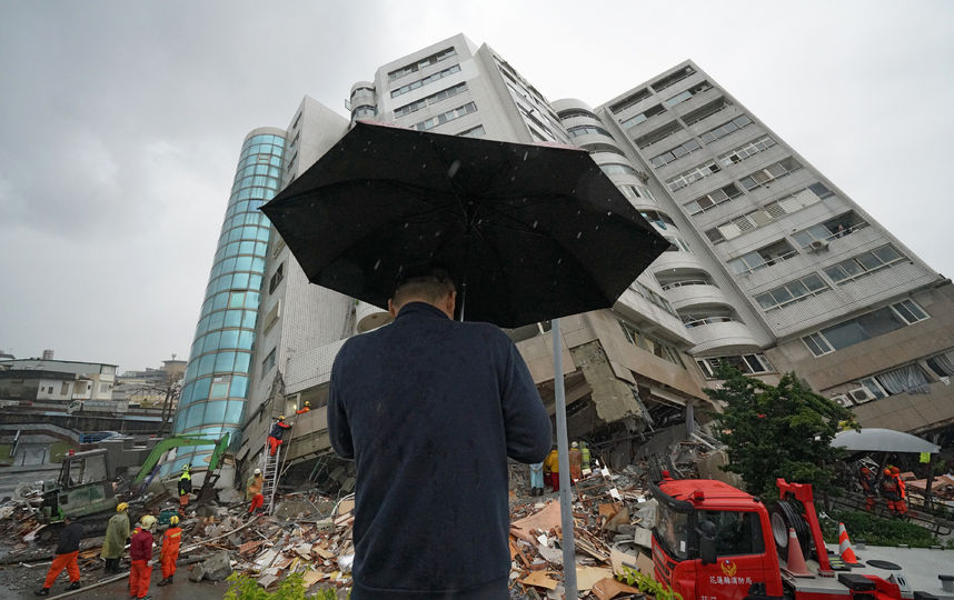 Последствия землетрясения на Тайване. Фото AFP