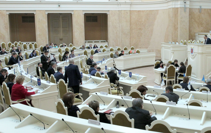 Заседание ЗакС в Петербурге, фотоархив. Фото http://gov.spb.ru