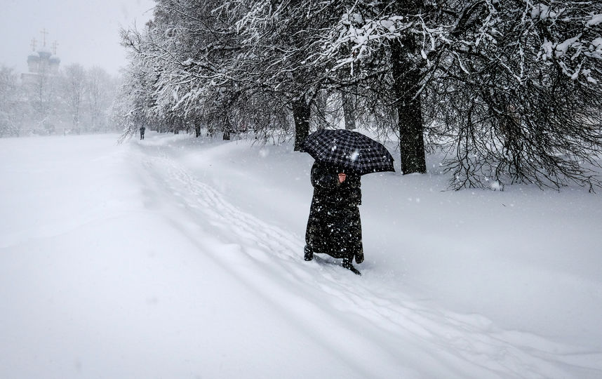 Зимняя Москва. Фото AFP