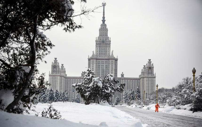 Зимняя Москва. Фото AFP