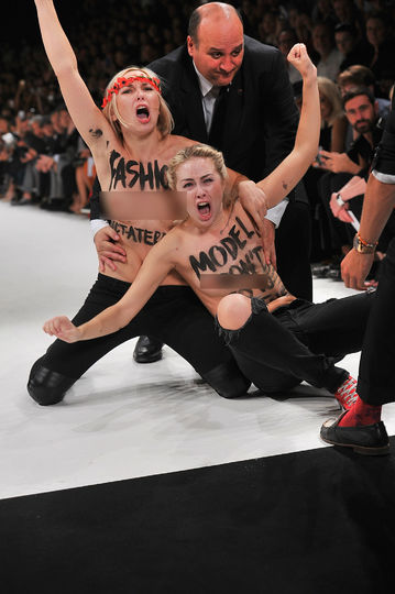 Активистки Femen регулярно устраивают акции - с 2013 года. Фото Getty