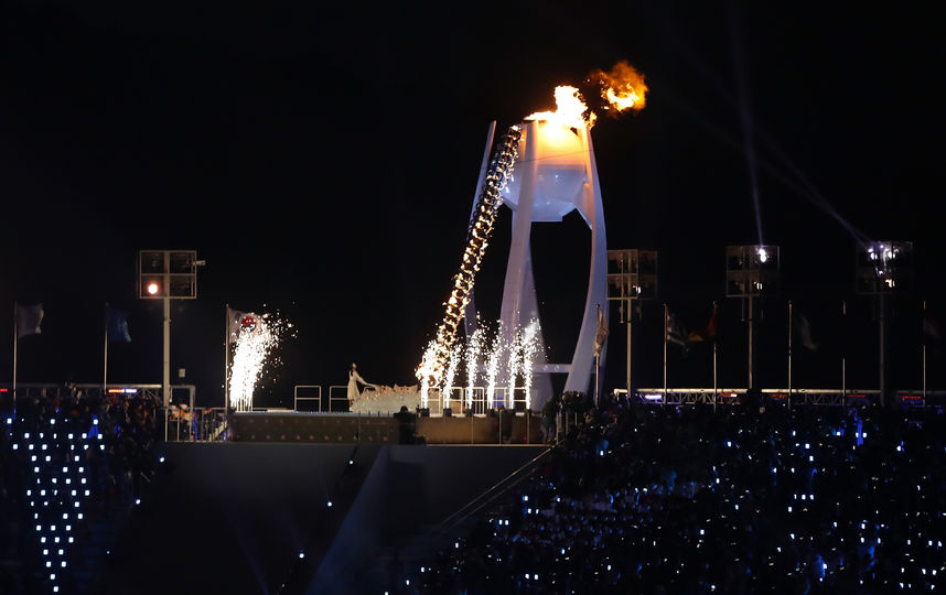 Церемония зажжения олимпийского огня. Фото Getty