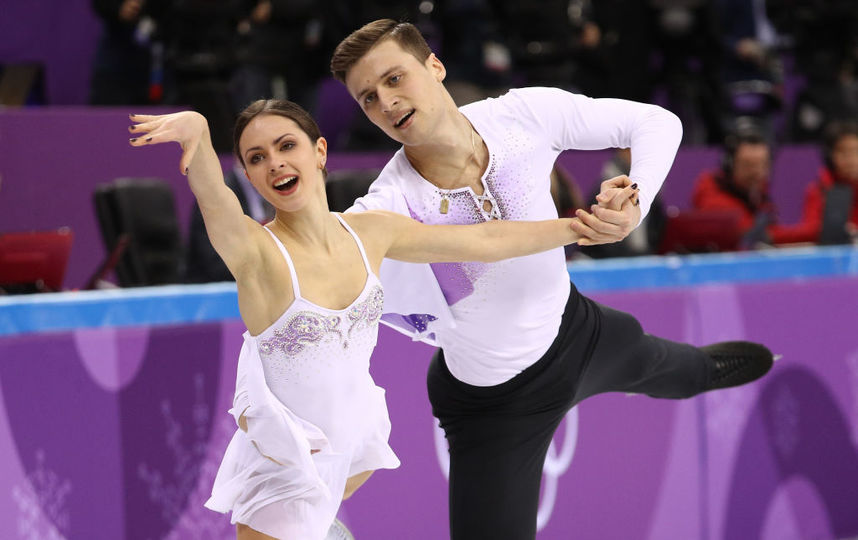 Наталья Забияко и Александр Энберт, выступление на Олимпийских играх. Фото Getty