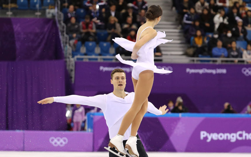 Наталья Забияко и Александр Энберт, выступление на Олимпийских играх. Фото Getty