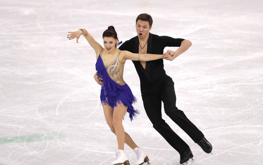 Екатерина Боброва и Дмитрий Соловьев, выступление на Олимпийских играх. Фото Getty