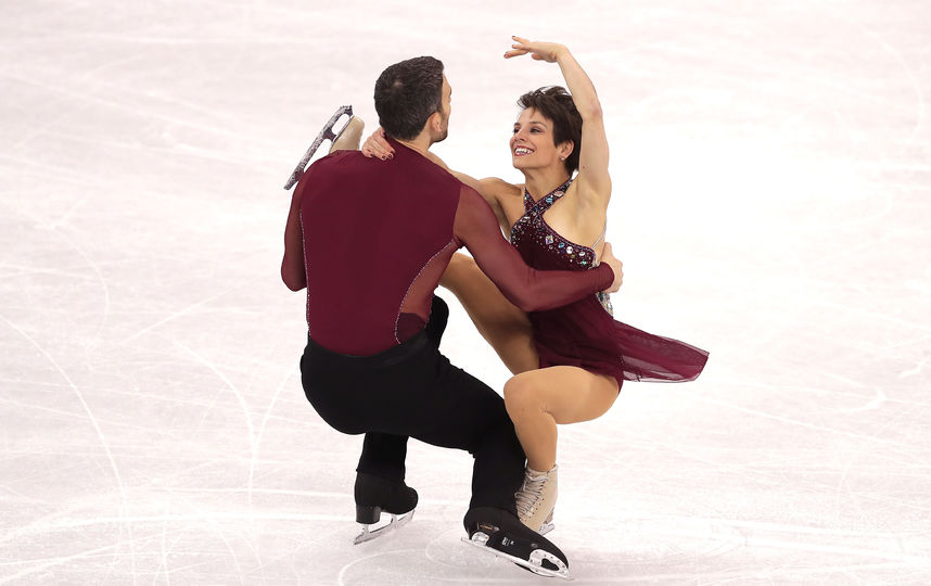 Соревнования спортивных пар на Олимпиаде в Пхенчхане. Фото Getty