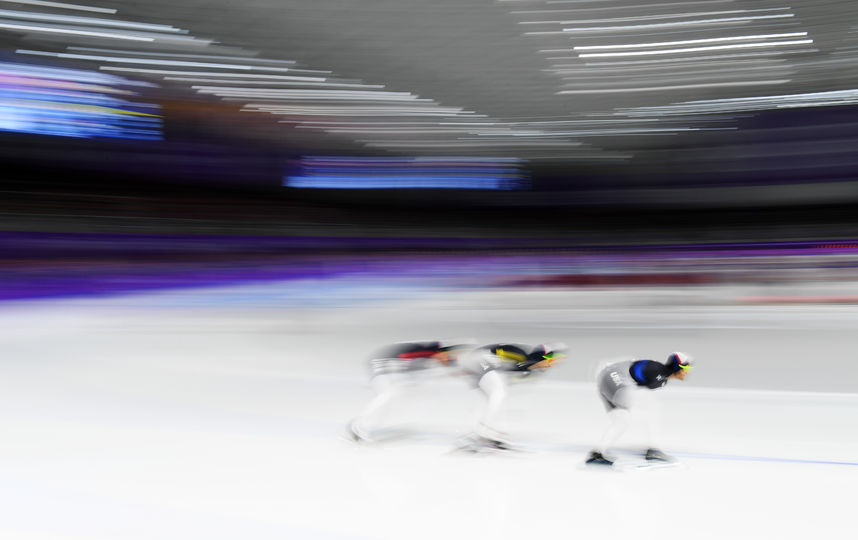 Американские конькобежцы на зимних Олимпийских играх. Фото Getty