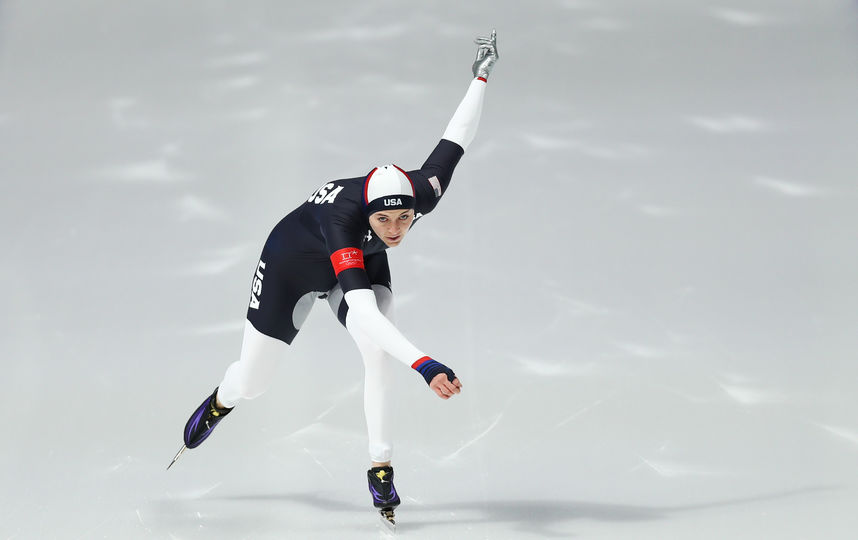 Американские конькобежцы на зимних Олимпийских играх. Фото Getty