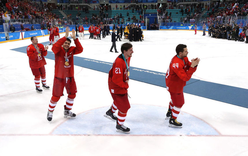Сборная России обыграла немцев и выиграла золото Олимпиады. Фото Getty