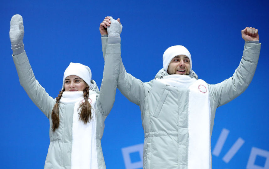 Крушельницкий и Брызгалова на Олимпиаде в Южной Корее. Фото Getty