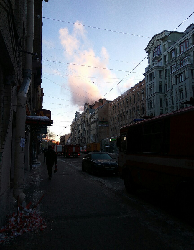 Фото пожара на Куйбышева появились в Сети. Фото vk.com