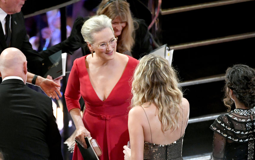 Дженнифер Лоуренс и Мэрил Стрип на "Оскар-2018". Фото Getty