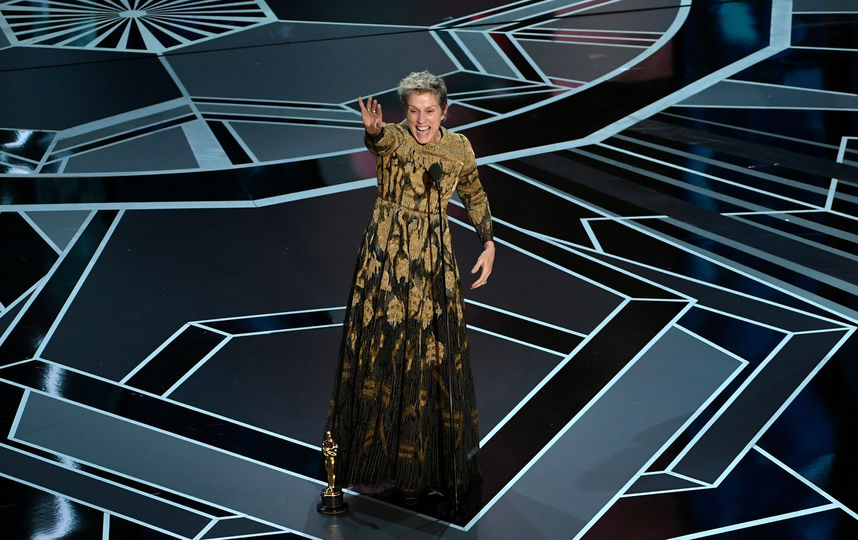 Фрэнсис МакДорманд на вручении премии Оскар. Фото Getty