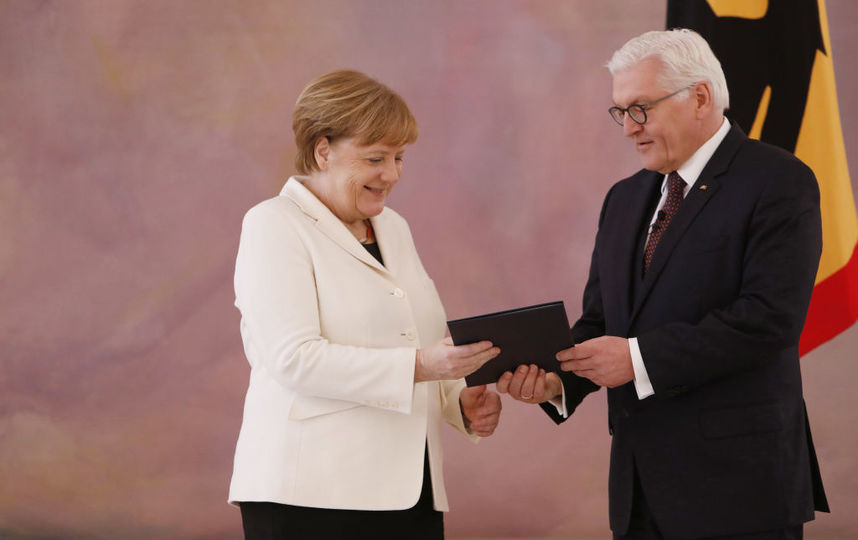Ангела Меркель и Франк-Вальтер Штайнмайер. Фото Getty
