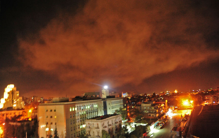 Ракетный удар США, Франции и Великобритании по Сирии. Фото AFP