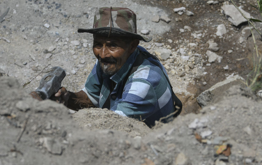 Каменотёс, Гондурас. Фото AFP