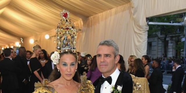 Met Gala-2018. Сара Джессика Паркер и Энди Коэн. Met Gala-2018. Сара Джессика Паркер и Энди Коэн.
