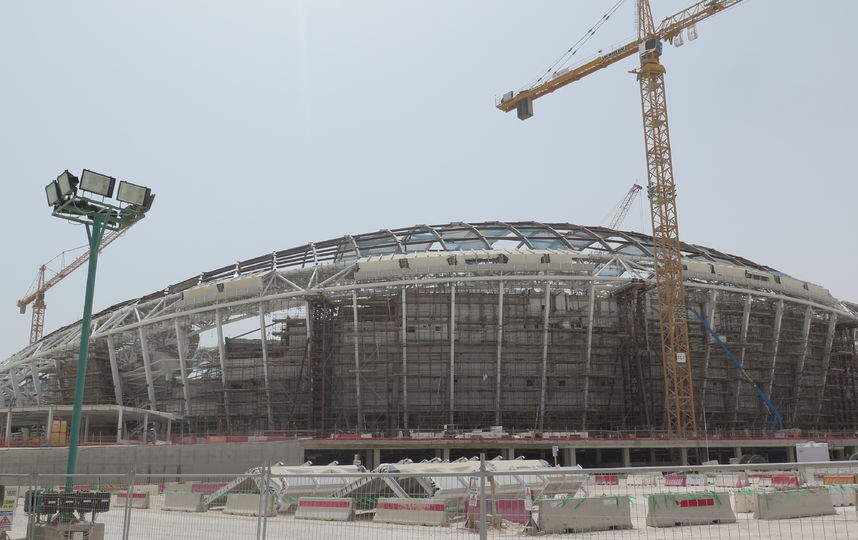 Строительство стадиона Al Wakrah. Фото Станислав Купцов