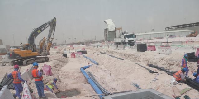 Строительство стадиона Al Wakrah.