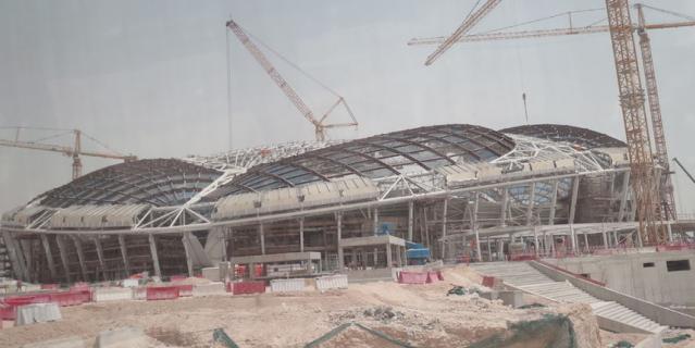 Строительство стадиона Al Wakrah.
