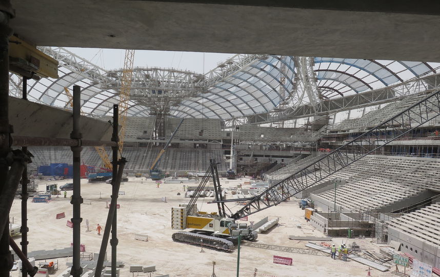 Строительство стадиона Al Wakrah. Фото Станислав Купцов