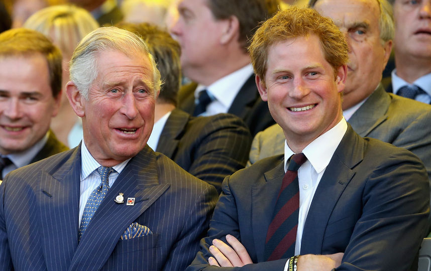 Принц Чарльз и принц Гарри. Фото Getty