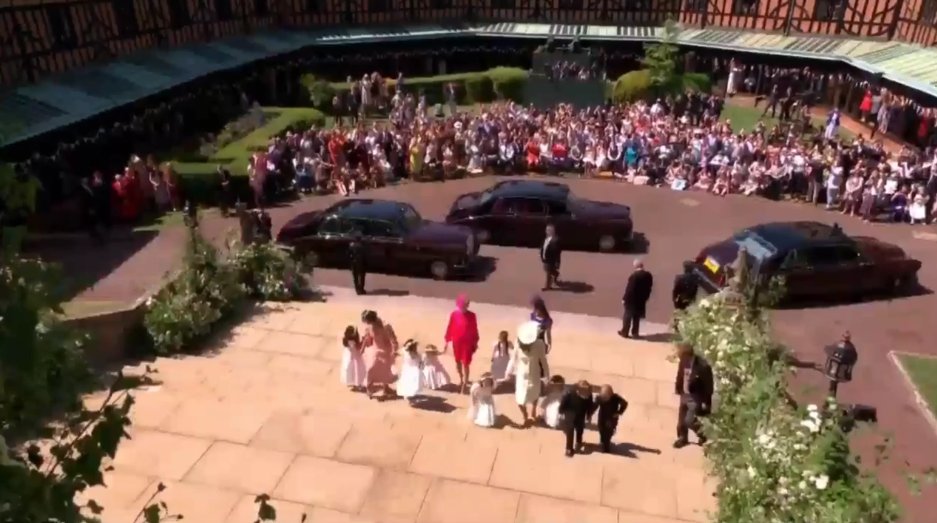Незабываемые кадры свадьбы принца Гарри и Меган Маркл. Фото Скриншот Youtube